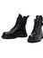 Kadın Siyah Bağcıklı Fermuarlı Deri Postal Bot 25WFD4205FT 3