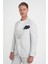 Slim Fit Kırlangıç Yaka Balıksırtı Desen Spor Açık Gri Ceket C 702 1