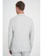 Slim Fit Kırlangıç Yaka Balıksırtı Desen Spor Açık Gri Ceket C 702 5