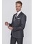 Tk 858 Slim Fit Antrasit Klasik Takım Elbise 4