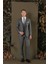 Tk 873 Slim Fit Koyu Gri Klasik Takım Elbise 1