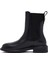 Kadın Siyah Deri Chelsea Bot 25WFD202218 2