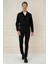 Comfort Fit Mono Yaka Kapaklı Cep Casual Siyah Ceket C 699 2
