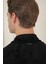 Comfort Fit Mono Yaka Kapaklı Cep Casual Siyah Ceket C 699 5