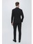 Black 067 Slim Fit Çıkma Saten Yaka Siyah Damatlık Smokin Takım 3