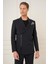 C 687 Slim Fit Siyah Spor Ceket 4