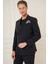 C 687 Slim Fit Siyah Spor Ceket 5