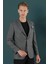 C 656 Slim Fit Füme Spor Ceket 3
