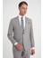 Slim Fit Çift Yırtmaç Esnek Yelekli Klasik Bej Takım Elbise Tk 916 4