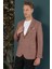 C 656 Slim Fit Gül Kurusu Spor Ceket 4