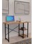 2 Raflı Metal Çalışma Masası 50X110 Ofis Bilgisayar Masası 1