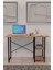 2 Raflı Metal Çalışma Masası 50X110 Ofis Bilgisayar Masası 2