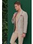 C 637 Slim Fit Bej Spor Ceket 4