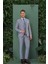 Tk 872 Slim Fit Gri-Mavi Klasik Takım Elbise 1