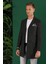 Uzun 01 Slim Fit Siyah Spor Ceket 2