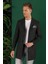 Uzun 01 Slim Fit Siyah Spor Ceket 3