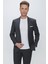 Slim Fit Klasik Mono Yaka Klasik Antrasit Takım Elbise Tk 2021 3