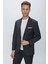 Slim Fit Klasik Mono Yaka Klasik Antrasit Takım Elbise Tk 2021 4