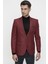 C 595 Slim Fit Bordo Spor Ceket 1