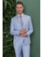 Tk 871 Slim Fit Mavi Klasik Takım Elbise 4