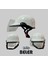 Beyaz Camlı Jokey Kask Motosiklet ve Scooter Kaskı 1