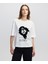 Slogan ve Görsel Baskılı Tişört IW6250070034002 1