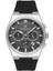 DK.1.10676.1 Siyah Silikon Kordonlu Gümüş Renk Çelik Kasa Chronograph Takvimli Erkek Kol Saati 1