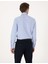 Erkek Mavi Slim Fit Uzun Kollu Basic Gömlek 50316734-VR036 6
