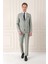 Slim Fit Jakarlı Çift Yırtmaç Klasik Nil Yeşili Takım Elbise Tk 893 1