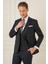 Slim Fit Esnek Yelekli Klasik Siyah Takım Elbise Tk 897 4
