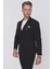 C 625 Slim Fit Siyah Spor Ceket 4