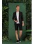 C 640 Slim Fit Siyah Spor Ceket 1