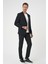 Comfort Fit Torba Cep Pötikare Gofre Kumaş Esnek Casual Lacivert Ceket C 669 2