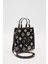 Siyah Baskılı Sembol Desen El Çantası 2