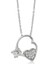 Gümüş Kalp Tek Taş Bayan Kolye 1