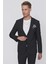 C 623 Slim Fit Siyah Spor Ceket 2