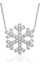 Gümüş Kar Tanesi Bayan Kolye 1