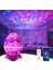 Kumandalı Dinozor Bluetooth Hoparlör Müzik Masa ve Gece Lambası Galaxy LED Projektör Işık Dinazor Yumurtası 1