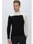 Tr 842 Slim Fit Siyah Klasik Triko 2