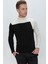 Tr 842 Slim Fit Siyah Klasik Triko 4