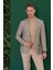 C 637 Slim Fit Kahve Spor Ceket 1