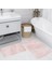 Dijital Baskı Modern Banyo Halısı Ikili Banyo Paspası LNA5102 100X60+60X50 cm 1