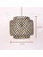 Mylamp Sitrus 40X37 Cm. Siyah / Naturel Bambu Avize 3