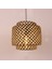 Mylamp Sitrus 40X37 Cm. Siyah / Naturel Bambu Avize 4
