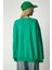 Şardonlu Oversize Sweatshirt LMC0044 Yeşil 5