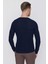 Tr 849 Slim Fit Lacivert Klasik Triko 5