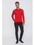 Tr 840 Slim Fit Kırmızı Klasik Triko 2