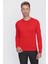 Tr 840 Slim Fit Kırmızı Klasik Triko 3