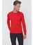 Tr 840 Slim Fit Kırmızı Klasik Triko 4