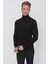 Tr 841 Slim Fit Siyah Klasik Triko 1